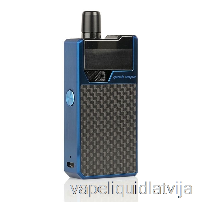 Geek Vape Frenzy Pod Sistēma Zils / Oglekļa šķiedras Vape šķidrums